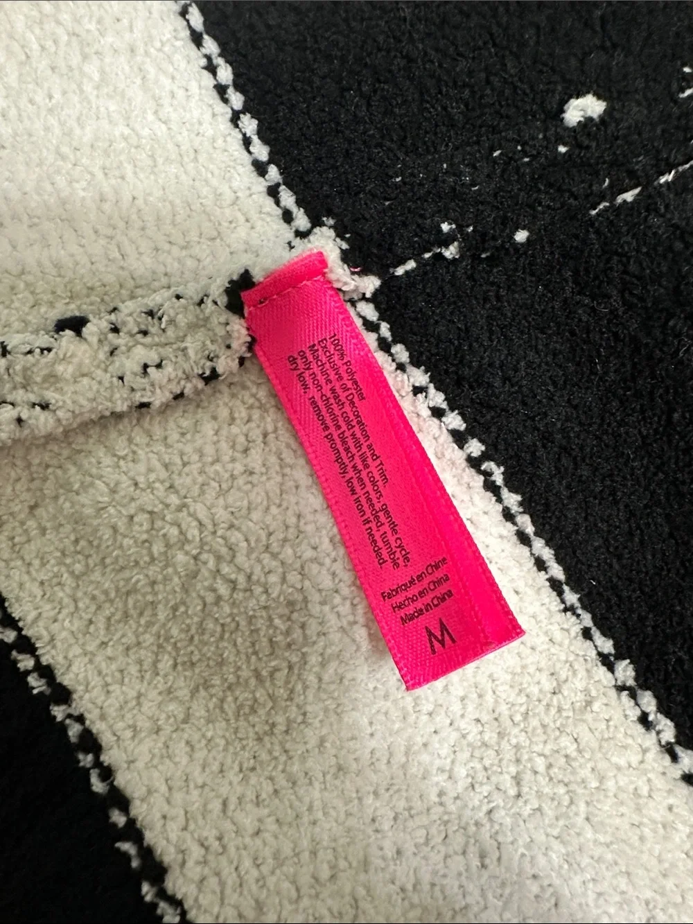 Betsy Johnson Chenille Robe Long Cardigan Sweater Size L Heart Striped Soft Sz M